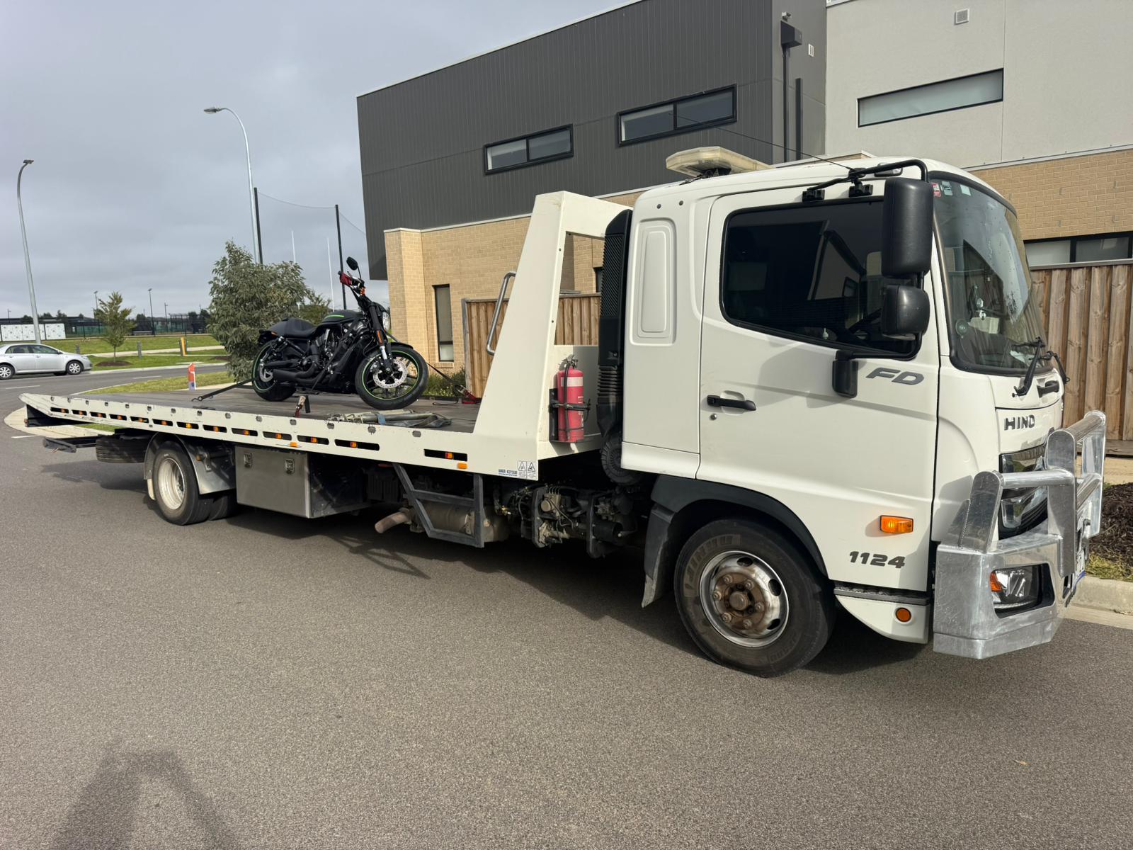 Motorcycle towing